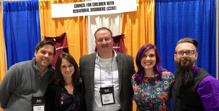 CCBD members at convention booth